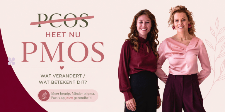 Vergelijking PCOS versus PMOS: de verschillen tussen de oude en nieuwe naam uitgelegd, inclusief de betekenis van de afkorting PMOS.